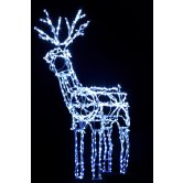 Светодиодная фигура "Олень", 1,2м, Белый, 680 LED
